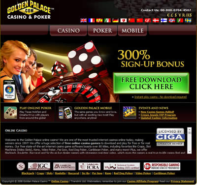goldenpalace online casino in USA